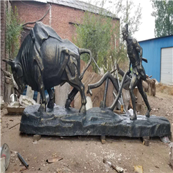 耕地銅牛雕塑 耕地銅牛雕塑