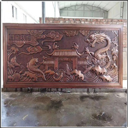 鯉魚躍龍門銅浮雕