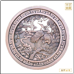 動(dòng)物雕塑銅浮雕壁畫