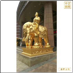 企業(yè)門口銅大象 企業(yè)門口銅大象