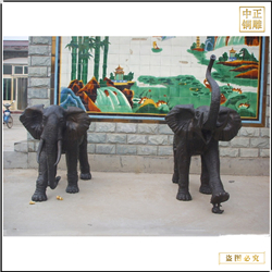 商場(chǎng)門口銅大象擺件 商場(chǎng)門口銅大象擺件