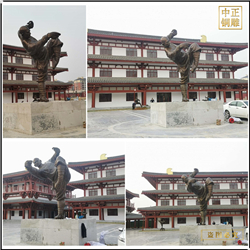 室外大型景區練拳人物雕塑 室外大型景區練拳人物雕塑