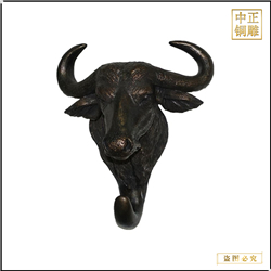 動物銅牛頭像 動物銅牛頭像