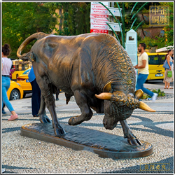 景觀銅雕開荒牛雕塑 景觀銅雕開荒牛雕塑