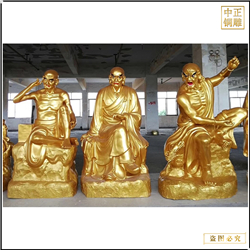 寺廟貼金十八羅漢批發(fā)廠家 寺廟貼金十八羅漢批發(fā)廠家