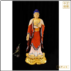 6米西方三圣銅佛像廠家 6米西方三圣銅佛像廠家