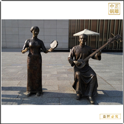 現代街頭小品人物景觀雕塑 現代街頭小品人物景觀雕塑