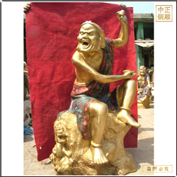 廠家推薦貼金十八羅漢佛像 廠家推薦貼金十八羅漢佛像