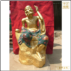 彩繪十八羅漢佛像雕塑 彩繪十八羅漢佛像雕塑