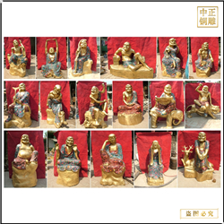 金身十八羅漢制作 金身十八羅漢制作