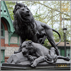 園林銅獅子圖片 園林銅獅子圖片