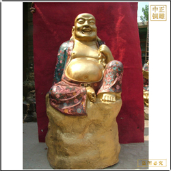 1.6米貼金十八羅漢尊者定做 1.6米貼金十八羅漢尊者定做