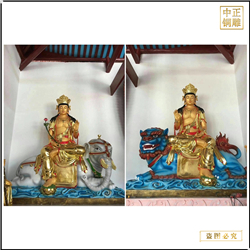 小型普賢菩薩銅雕 小型普賢菩薩銅雕