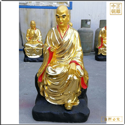 十八羅漢雕像歡喜羅漢 十八羅漢雕像歡喜羅漢