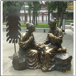 古代名醫妙手回春人物銅雕塑 古代名醫妙手回春人物銅雕塑