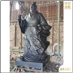 古代將軍喝酒雕塑 古代將軍喝酒雕塑