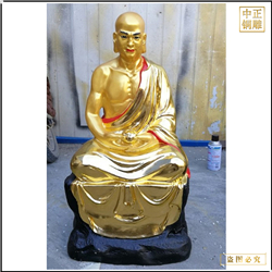 寺院銅雕十八羅漢像圖片 寺院銅雕十八羅漢像圖片