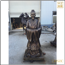 古代上朝人物銅雕塑 古代上朝人物銅雕塑