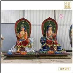 寺廟文殊普賢菩薩像加工 寺廟文殊普賢菩薩像加工