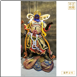 定制大型彩繪四大天王銅佛像廠 定制大型彩繪四大天王銅佛像廠