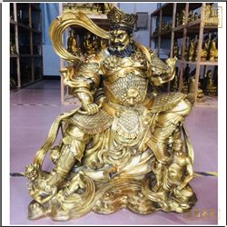 純銅四大金剛護法神像 純銅四大金剛護法神像