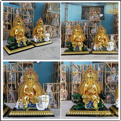 文殊普賢供奉銅佛像 文殊普賢供奉銅佛像