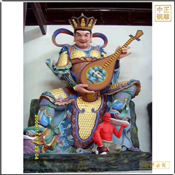 定制鑄銅四大天王佛像 定制鑄銅四大天王佛像