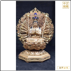 鑄銅千手觀音雕塑 鑄銅千手觀音雕塑