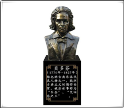 貝多芬雕塑擺件 貝多芬雕塑擺件