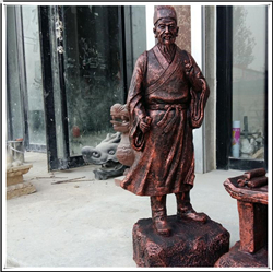 扁鵲站像銅像 扁鵲站像銅像