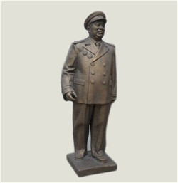 加工朱德銅像 加工朱德銅像