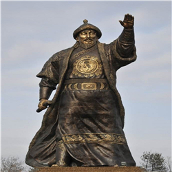 廣場成吉思汗銅雕塑 廣場成吉思汗銅雕塑